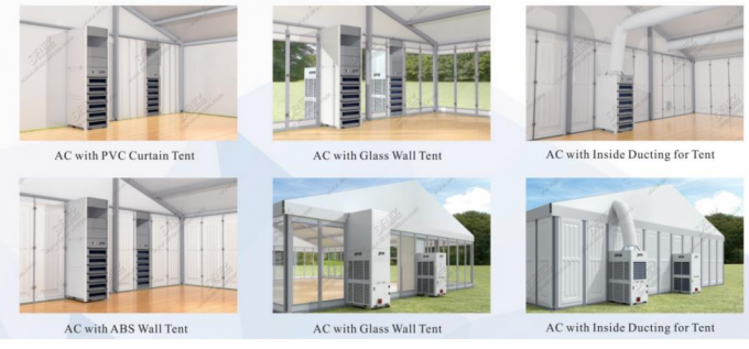 Ereignis-Zelt-Klimaanlagen-im Freien volle Metallplattenstruktur R417a Eco freundliche 15 HP