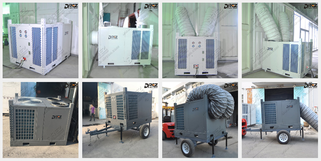 Portable 8 Tonnen-Anhänger-Klimaanlage, selbstständiges Zelt-Kühlsystem der Hauben-10HP