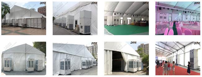 Antikorrosion verpackte Zelt-Klimaanlage, 30 Tonnen-Festzelt-Zelt-Luftkühlungs-System