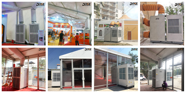 Industrielle geleitete verpackte abkühlende Verwendung Zelt-Klimaanlage-Ausstellungs-Halls