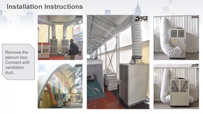 10 Tonne tragbare Ausstellungs-Zelt-Klimaanlage Aircond Drez für Klimaregelung im Freien
