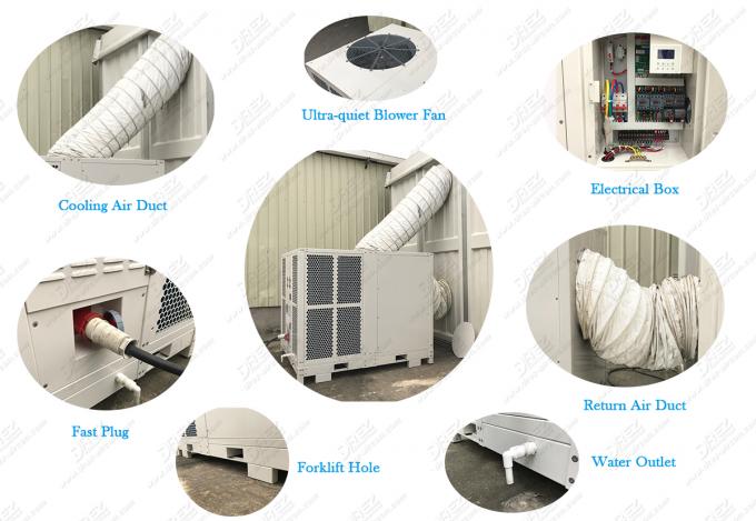 22 Luft-Zelt-Kühlvorrichtungs-Ereignis-Kühlsystem-Trailer-Zelt der Tonnen-72.5kw industrielles