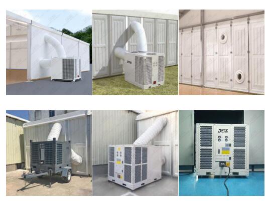 Drez 10HP 9 Tonnen-tragbare Zelt-Klimaanlage im Freien für das Automobilausstellungs-Ausstellungs-Abkühlen