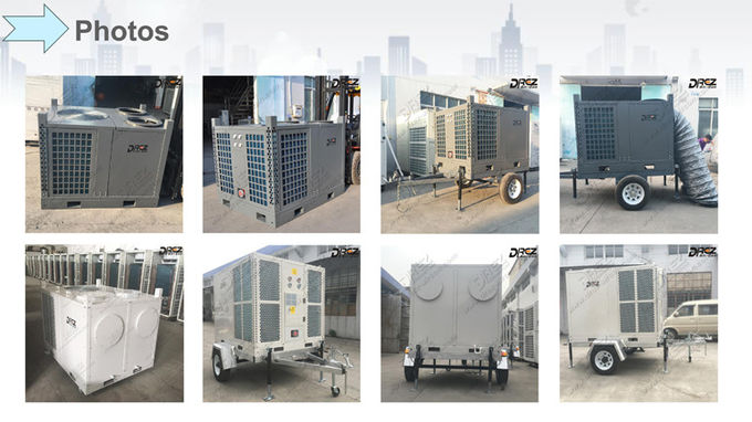 Angebrachte Klimaanlage Drez Trailer, 12 Tonnen-Hauben-Zelt-Hallen-Luftkühler im Freien