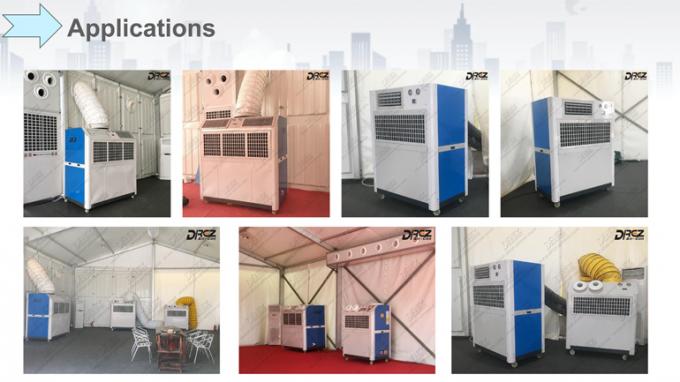 7.5HP 6 Tonnen-tragbare Zelt-Klimaanlage, verpackte Ereignisse im Freien tragbare Wechselstrom-Einheit