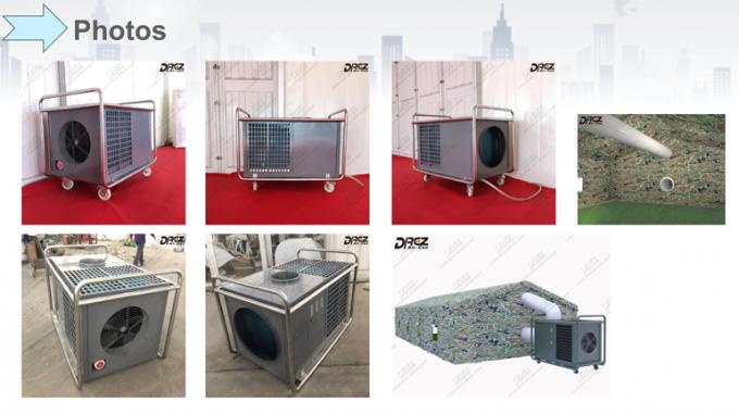 Kommerzielle horizontale tragbare Zelt-Klimaanlage, alle Metallbau-Zelt Wechselstrom-Einheit