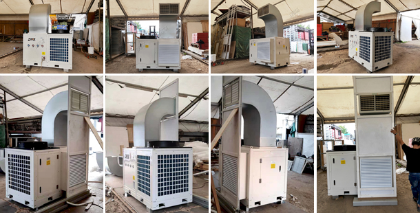 Tragbare vorübergehende 10HP Klimaanlagen, kleines Zelt-Kompakt-Klimagerät