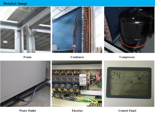 horizontaler tragbarer Klimaanlagen-hohe Leistungsfähigkeits-Ereignis-Hall-Gebrauch des Zelt-10HP