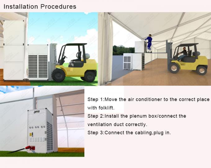 industrielle Klimaanlagen-abkühlende und Heizungsausstellungs-Verwendung des Zelt-25HP