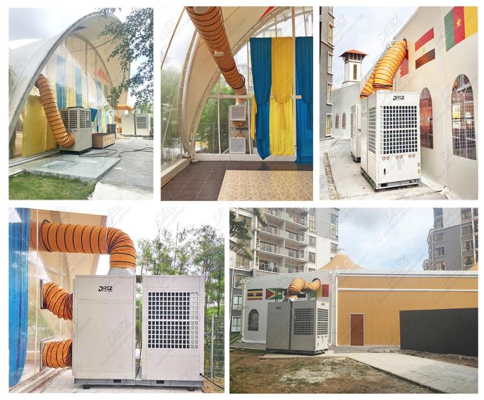 Rohr-Ausstellungs-Zelt-Klimaanlagen-Boden, der Ereignis-Luftkühler im Freien steht