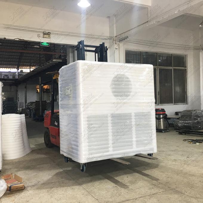 Leistungsaufnahmen-Klimaanlage der geringen Energie verpackte Zelt Wechselstrom-Einheits-vorübergehende Kühlfläche 50㎡