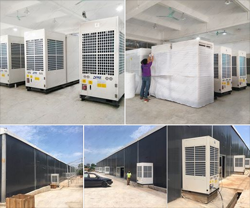 28 Tonnen-großes Luftkühlungs-Kompakt-Klimagerät für Ausstellungs-Zelt